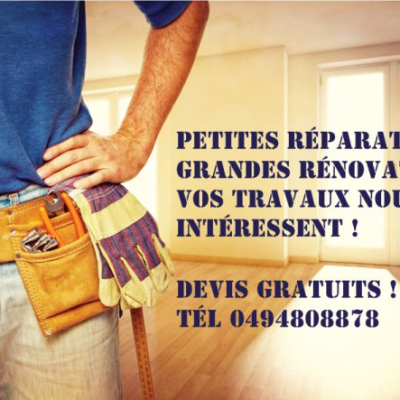 Entretien et aménagements de vos maisons et&nbsp;appartements